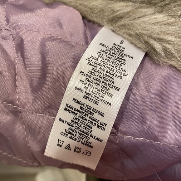 Aeropostale Olive Green Hooded Parka- Size Small - Picture 12 of 12